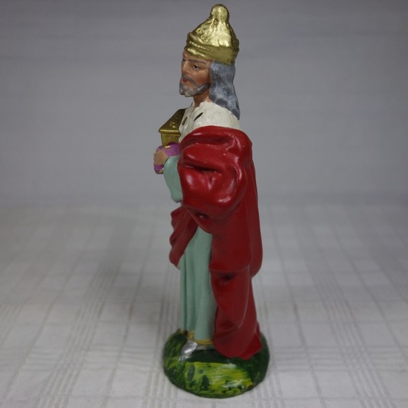 Fontanini Nativity Replacement Wiseman 5 Inch Scale Handpainted Italy Vintage-A - Picture 2 of 5